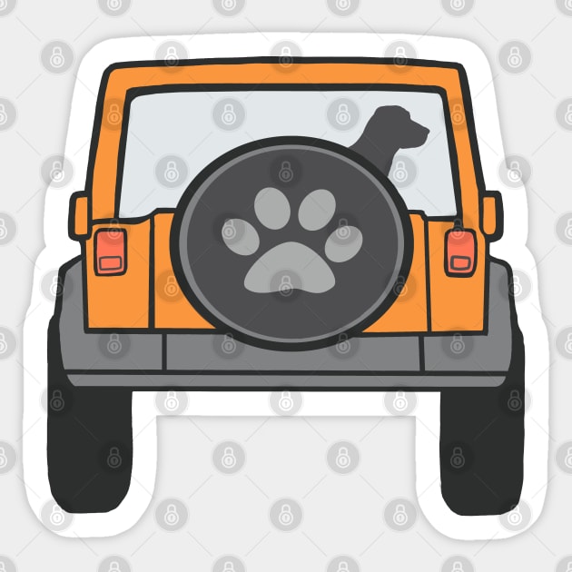 Jeep Dog Ready to Ride